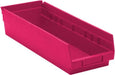 Quantum Medical Quantum Medical QSB104PK Shelf Bin 17 7/8" x 6 5/8" x 4" Pink Supplies reLink Medical