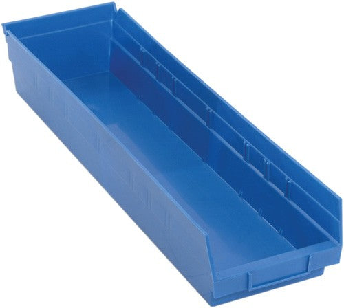 Quantum Medical Quantum Medical QSB106CL Shelf Bin 23 5/8" x 6 5/8" x 4" Clear Supplies reLink Medical
