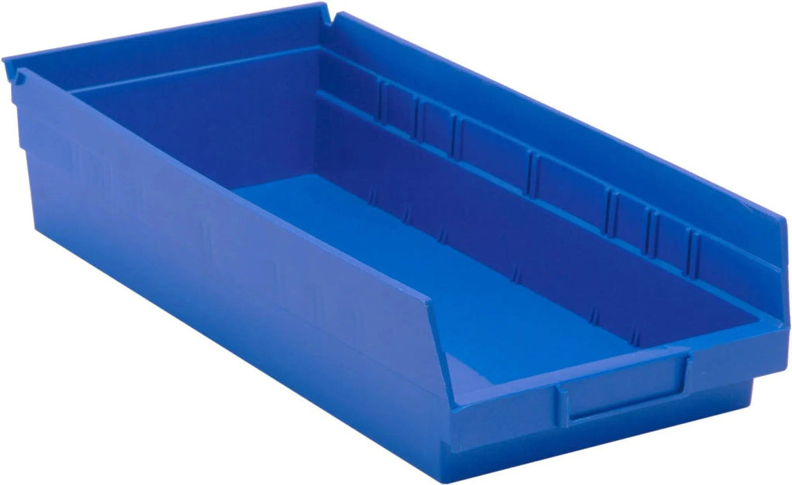 Quantum Medical Quantum Medical QSB108BL Shelf Bin 17 7/8" x 8 3/8" x 4" Blue Supplies reLink Medical