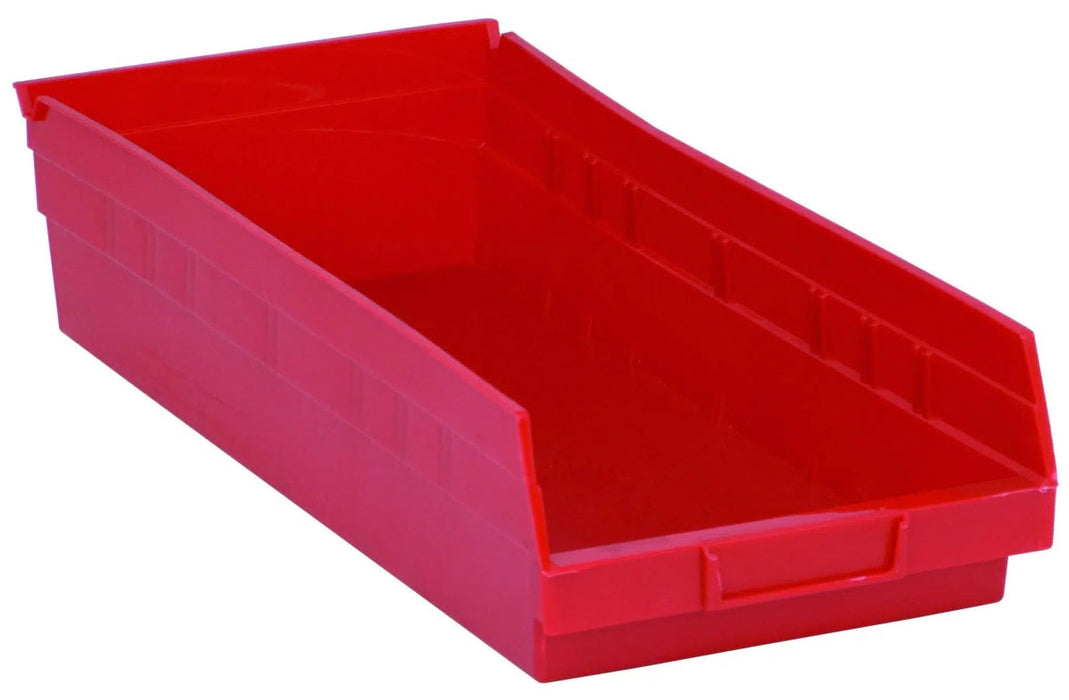 Quantum Medical Quantum Medical QSB108RD Shelf Bin 17 7/8" x 8 3/8" x 4" Red Supplies reLink Medical