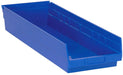 Quantum Medical Quantum Medical QSB114BL Shelf Bin 23 5/8" x 8 3/8" x 4" Blue Supplies reLink Medical