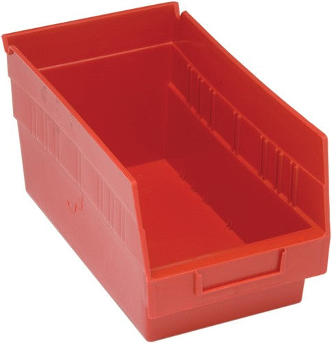 Quantum Medical Quantum Medical QSB202RD Shelf Bin 11 5/8" x 6 5/8" x 6" Red Supplies reLink Medical