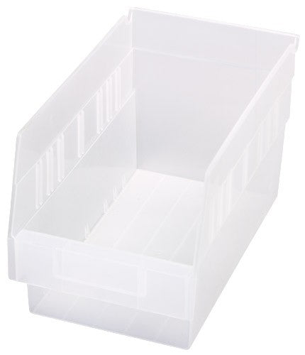 Quantum Medical Quantum Medical QSB202CL Shelf Bin 11 5/8" x 6 5/8" x 6" Clear Supplies reLink Medical