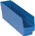 Quantum Medical Quantum Medical QSB203BL Shelf Bin 17 7/8" x 4 1/8" x 6" Blue Supplies reLink Medical