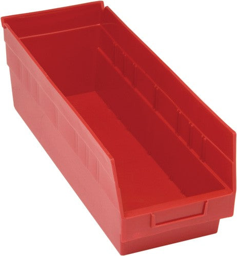 Quantum Medical Quantum Medical QSB204RD Shelf Bin 17 7/8" x 6 5/8" x 6" Red Supplies reLink Medical
