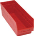 Quantum Medical Quantum Medical QSB204RD Shelf Bin 17 7/8" x 6 5/8" x 6" Red Supplies reLink Medical