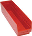 Quantum Medical Quantum Medical QSB206RD Shelf Bin 23 5/8" x 6 5/8" x 6" Red Supplies reLink Medical