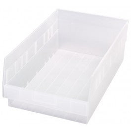 Quantum Medical Quantum Medical QSB210CL Shelf Bin 17 7/8" x 11 1/8" x 6" Clear Supplies reLink Medical