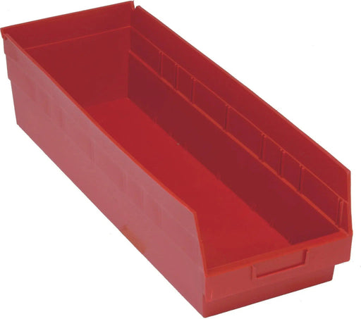 Quantum Medical Quantum Medical QSB214RD Shelf Bin 23 5/8" x 8 3/8" x 6" Red Supplies reLink Medical