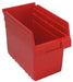 Quantum Medical Quantum Medical QSB802RD Shelf Bin 11 5/8" x 6 5/8" x 8" Red Supplies reLink Medical