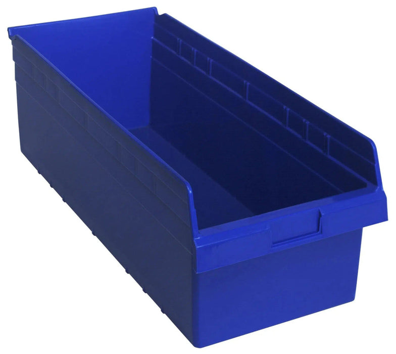 Quantum Medical Quantum Medical QSB816BL Shelf Bin 23 5/8" x 11 1/8" x 8" Blue Supplies reLink Medical