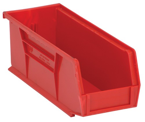 Quantum Medical Quantum Medical QUS224RD Bins Stack and Hang Red 10-7/8" x 4-1/8" Supplies reLink Medical