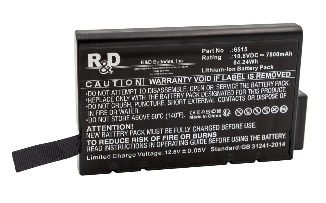 R&D Batteries R&D Batteries 6515 10.8 Volt 7.8Ah Li-Ion Battery Batteries reLink Online