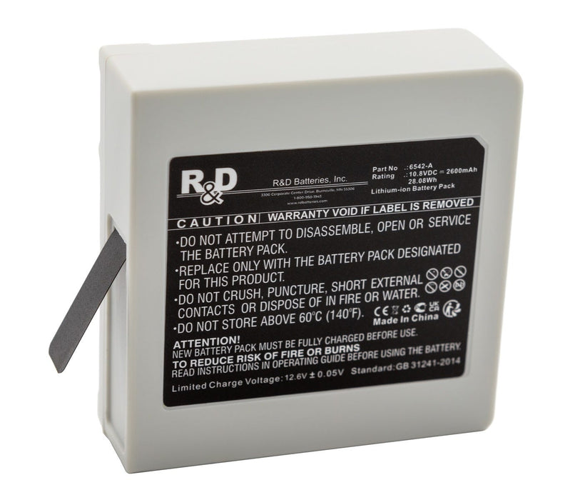 R&D Batteries 10.8 Volt 2.6Ah Li-Ion Battery