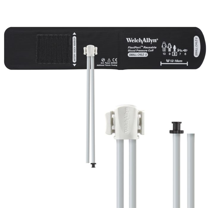 Hillrom Hillrom REUSE-08-2TP Cuff Reusable Tri-Purpose Connector 2-Tube Cables reLink Medical