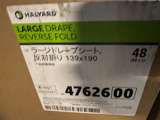 O&M Halyard O&M Halyard 47626 Large Drape 55" x 76" Reverse Fold Sterile Supplies reLink Medical