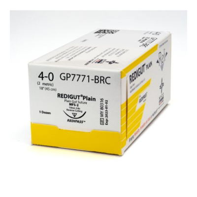 Myco Medical Myco Medical GP7771-M Suture 4-0 Redigut Plain Natural 18" Supplies reLink Medical
