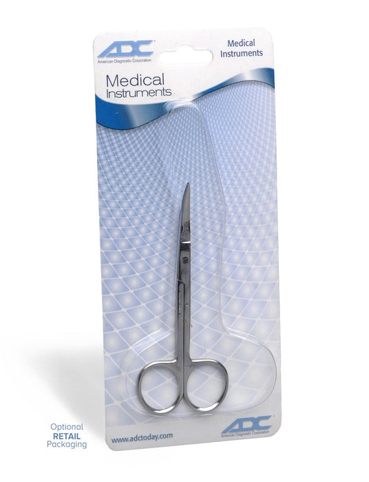 ADC ADC 3425 Iris Scissors, Curved 4-1/2" Diagnostic Exam Equipment reLink Medical