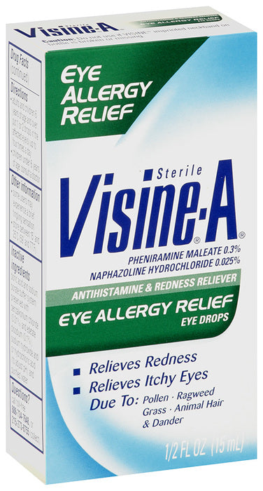 Kenvue 49378 Visine-A Allergy Relief Eye Drops, .5 oz
