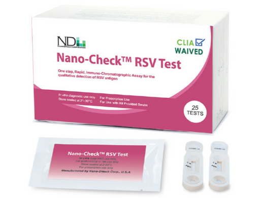 Aqueous Diagnostics Aqueous Diagnostics MD8152 Nano-Check RSV Test One Step Rapid 25 Supplies reLink Medical