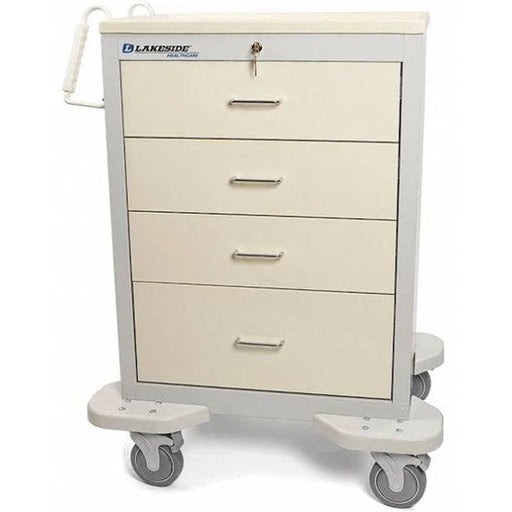 Lakeside Manufacturing, Inc. Lakeside Manufacturing Inc. C-430-K-2BE Medical Cart 4 Drawer Key Medical Furniture reLink Medical