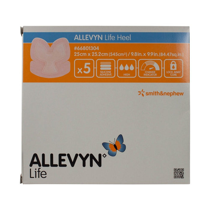 Smith & Nephew Smith & Nephew 66801304 ALLEVYN Life Heel, 5/bx, 6 bx/cs Supplies reLink Medical