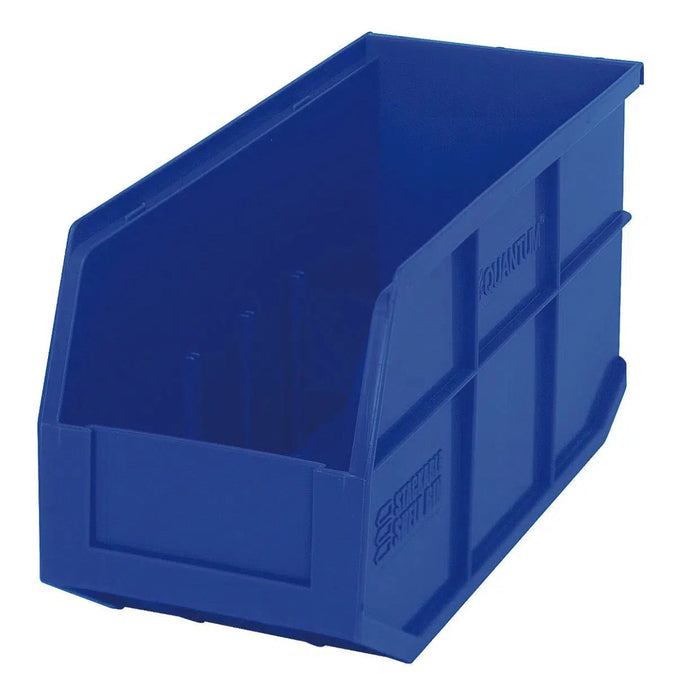 Quantum Medical Quantum Medical SSB441BL Stackable Shelf Bin 14" x 6" x 7" Blue Supplies reLink Medical
