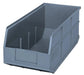 Quantum Medical Quantum Medical SSB463GY Stackable Shelf Bin 18" x 8.25" x 7" Gray Supplies reLink Medical