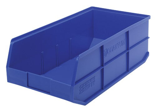 Quantum Medical Quantum Medical SSB485BL Stackable Shelf Bin 20.5" x 11" x 7" Blue Supplies reLink Medical