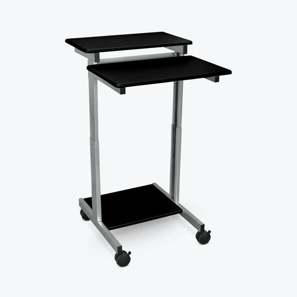 Luxor Luxor STANDUP-24-B Standing Presentation Station Steel Frame with Supplies reLink Medical