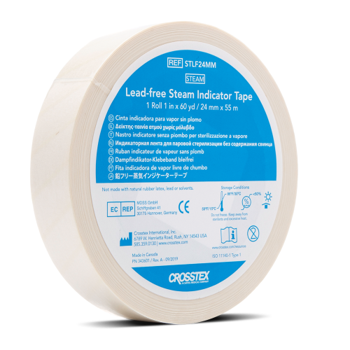 Crosstex International Crosstex International STLF24MM Steam Indicator Tape Lead-Free Supplies reLink Medical