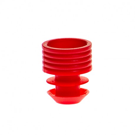 Simport Scientific Simport Scientific T404-3R Flange Plug Cap 12mm Polyethylene Red Supplies reLink Medical
