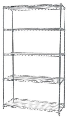 Quantum Medical Quantum Medical 1854S Wire Shelf 18"W x 54"L Stainless Supplies reLink Medical