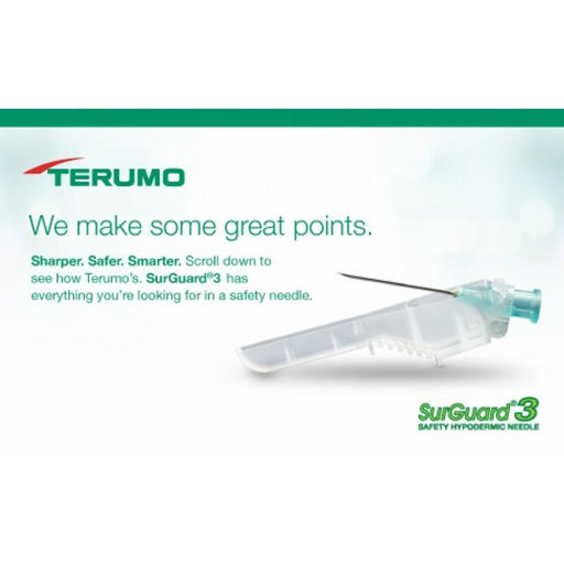 Terumo Medical Corp. Terumo Medical Corp. SG3-1838 Safety Needle 18G x 1‚½" 100/bx 8 Supplies reLink Medical