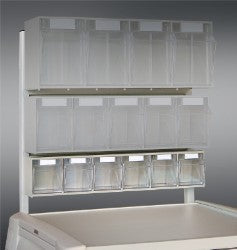 Capsa Healthcare Capsa Healthcare 12086 Ancillary Tilt Front Bin - 6 Bin Supplies reLink Medical