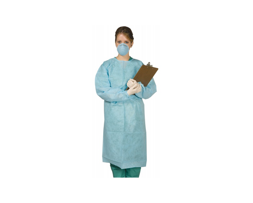Mydent Mydent SG-1001 Disposable Gown Tie-Back Blue Large. Supplies reLink Medical