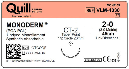 Surgical Specialties Corporation Surgical Specialties Corporation VLM-4030 Monoderm Suture Undyed Supplies reLink Medical