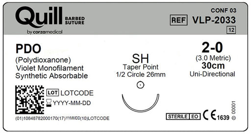 Surgical Specialties Corporation Surgical Specialties Corporation VLP-2033 PDO Suture Taper Point SH Supplies reLink Medical