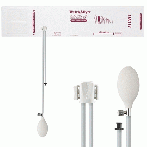 Hillrom Hillrom SOFT-12L-2BV Cuff Soft Inflation System 2-Tube Large Cables reLink Medical