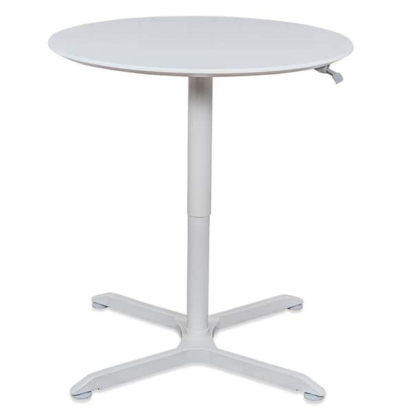 Luxor Luxor LX-PNADJ-36RD Pneumatic Adjustable Desktop Desk Round 36" Supplies reLink Medical