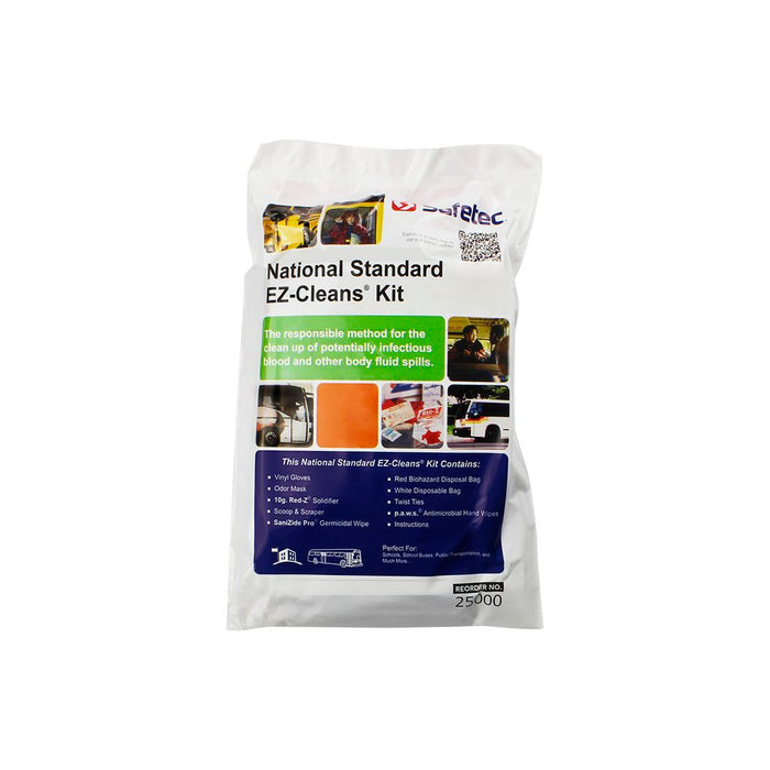 Safetec of America Safetec of America 25000 National Standard EZ-Cleans Kit 24 Supplies reLink Medical