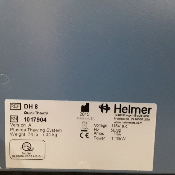 Helmer Inc Helmer Inc DH 8 Plasma Thawer Research Lab reLink Medical