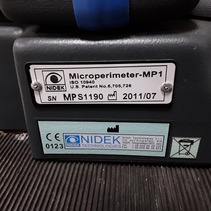 Nidek Nidek MP1 Microperimeter Ophthalmology reLink Medical