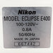 Nikon Nikon Eclipse E400 Binocular Microscope Lab Microscopes reLink Medical