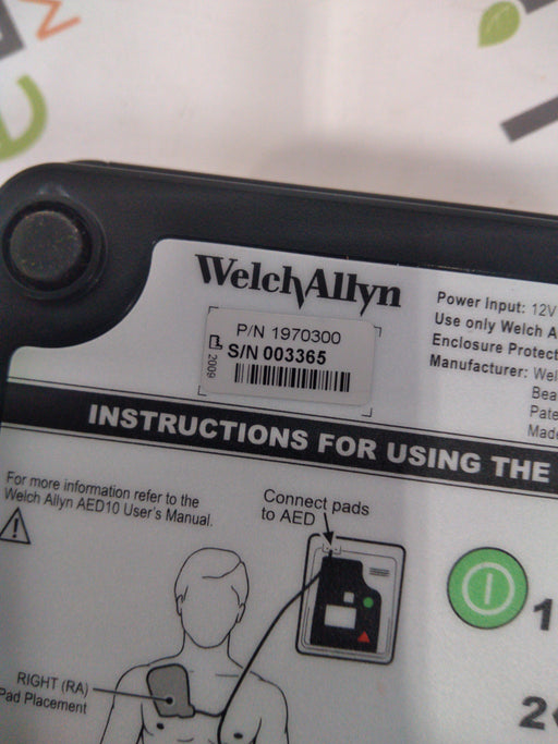 Welch Allyn Inc. Welch Allyn Inc. AED10 Defib Defibrillators reLink Medical