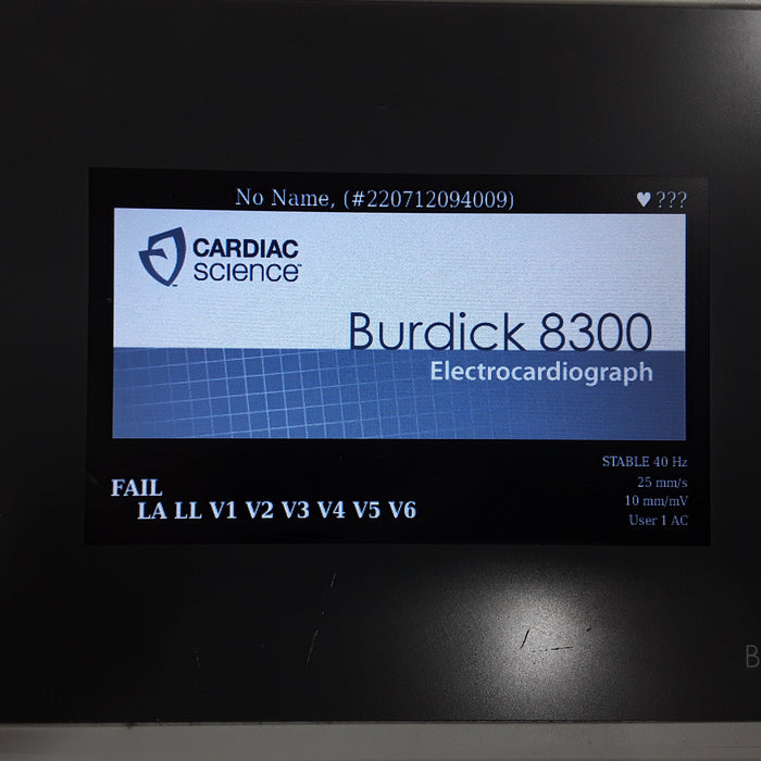 Cardiac Science Cardiac Science Burdick 8300 ECG Cardiology reLink Medical