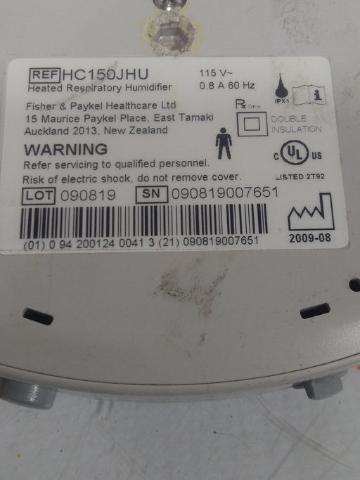 Fisher & Paykel Fisher & Paykel HC150JHU Heated Respiratory Humidifier Respiratory reLink Medical