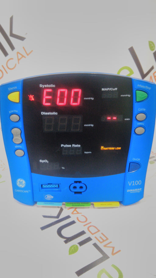 GE Healthcare GE Healthcare Dinamap V100 Vital Signs Monitor Patient Monitors reLink Medical