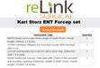 Karl Storz Karl Storz ENT Forcep Set Surgical Sets reLink Medical