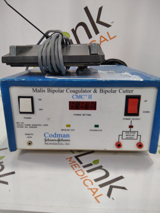 Codman Codman CMC II Malis Bipolar Electrosurgical System Electrosurgical Units reLink Medical